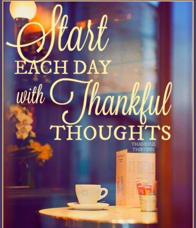 Thankful Morning Quotes